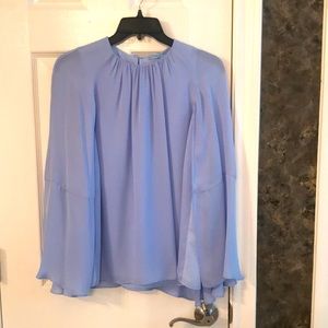New Antonio Melani Women Blouse Size XS Pale Aqua